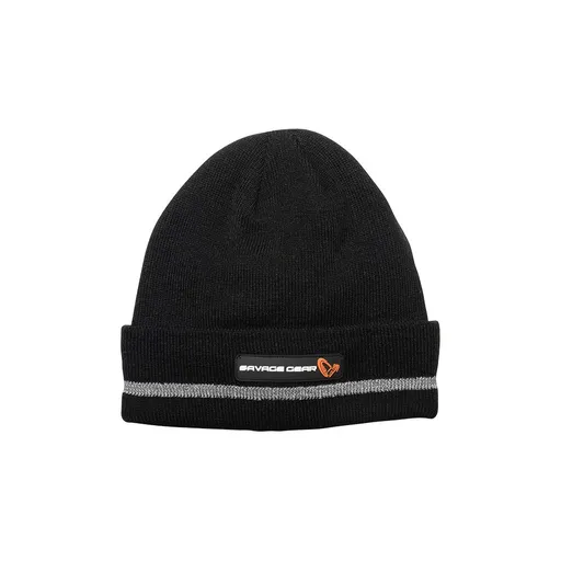 Savage Gear Zimní čepice Reflex Beanie One Size Black/Reflex,Savage Gear Zimní čepice Reflex Beanie One Size Black/Reflex