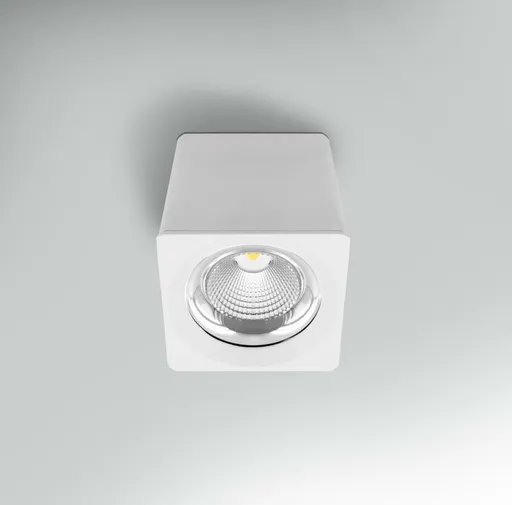 CENTURY Stropní svítidlo LED QUBE BÍLÉ 131x131x133mm 15W 230V 3000K 45d IP20