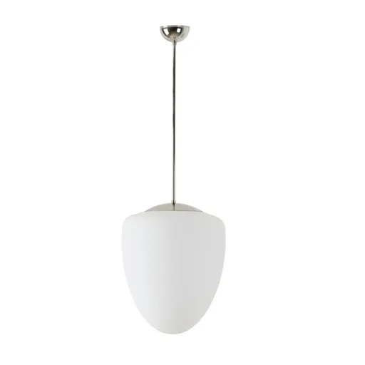 OSMONT AST60400 ASTRA P závěsné skleněné svítidlo nerez leštěná / bílá IP40 3000 K 27W LED