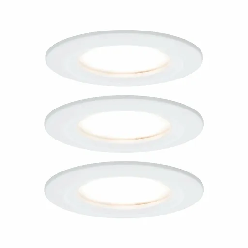 PAULMANN Vestavné svítidlo LED Nova kruhové 3x6,5W bílá mat nevýklopné 934.60 P 93460