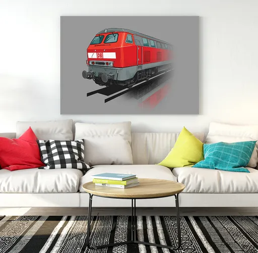 Obraz DB class 218 (Rozměr obrazu: 120x80)