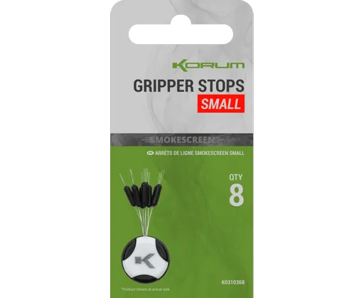 Korum zarážky smokescreen gripper stops - small
