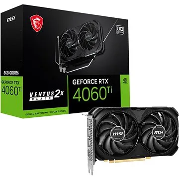 MSI GeForce RTX 4060 Ti VENTUS 2X BLACK 8G OC (RTX 4060 Ti VENTUS 2X BLACK 8G OC)