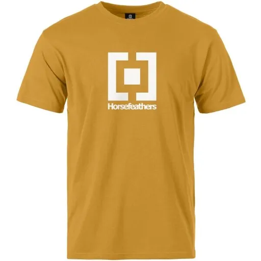 Horsefeathers BASE Pánské tričko, žlutá, velikost