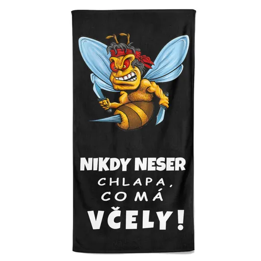 Osuška Neser včelaře (Velikost osušky: 100x170cm)