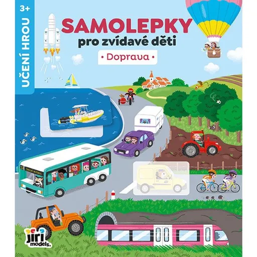Jiří Models Samolepky pro zvídavé děti Doprava