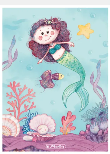 Poznámkový blok A6, Mořská panna