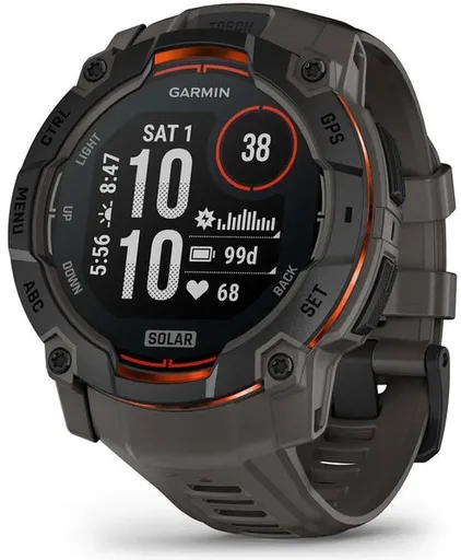 Garmin Instinct® 3 – 50 mm, Solar Black s charcoal páskem 010-02935-00