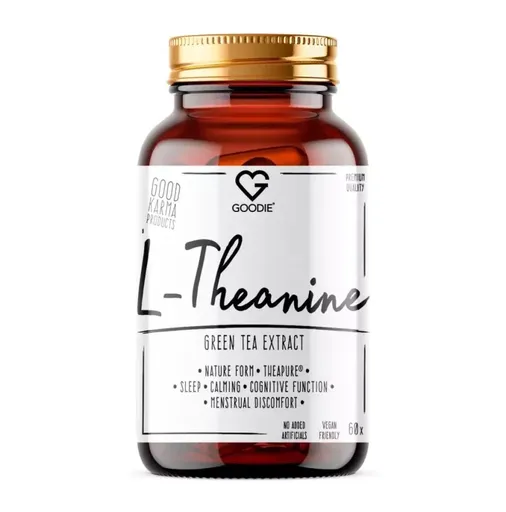 Goodie L-Theanine - prémiový extrakt ze zeleného čaje - Theapure® 60 kapslí
