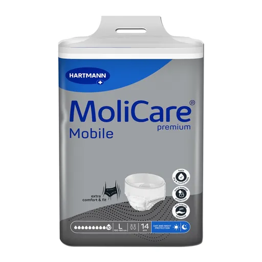 MoliCare Mobile 10 kapek vel. L natahovací kalhotky 14 ks