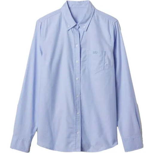 GAP V-FRCH FITTED OXFORD LOGO Dámská košile, světle modrá, velikost