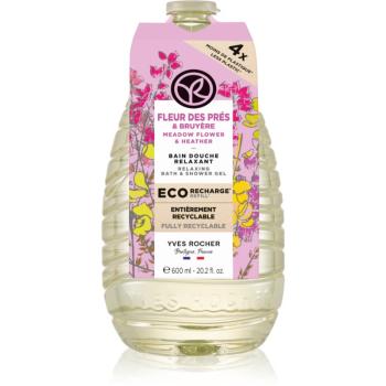 Yves Rocher Bain de Nature sprchový gel náhradní náplň Meadow Flower & Heather 600 ml