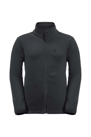 Dětská mikina Jack Wolfskin TAUNUS JACKET K černá barva, hladká