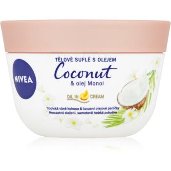 NIVEA Coconut & Monoi Oil tělové suflé 200 ml