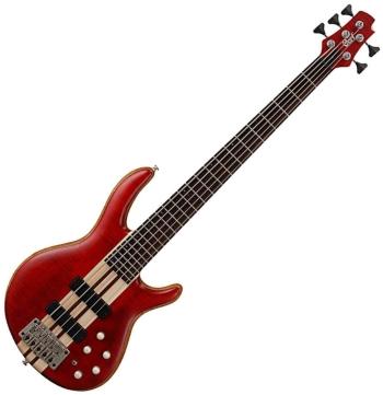 Cort A5 Plus FMMH OPBC Open Pore Black Cherry 5-strunná baskytara