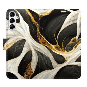 Flipové pouzdro iSaprio - BlackGold Marble - Samsung Galaxy A14 / A14 5G