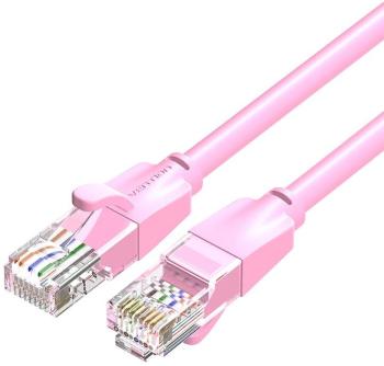 Hálózati kábel Vention Cat.6 UTP Patch Cable, 1m, rózsaszín