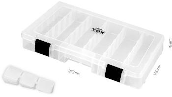 Horgász doboz Delphin TBX One 273-6P Clip doboz