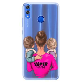 Silikonové pouzdro iSaprio - Super Mama - Two Boys - Huawei Honor 8X