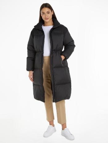 Tommy Hilfiger New York Puffer Maxi Kabát Černá