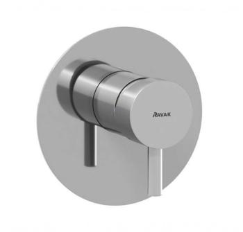 RAVAK - Espirit Batéria pod omietku, pre 1 spotrebič, s telesom, chróm X070205