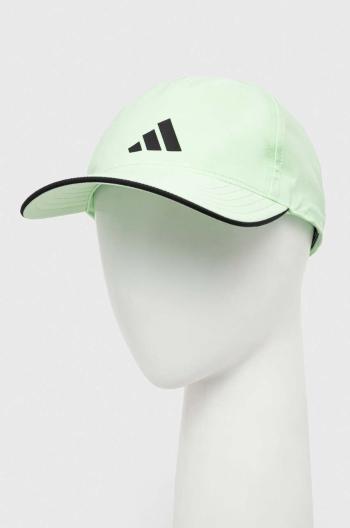 Kšiltovka adidas Performance zelená barva, s potiskem, IP2766