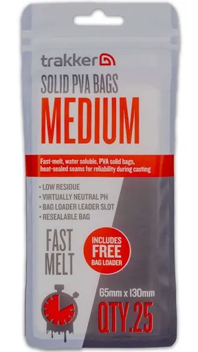 Trakker pva sáček solid pva bags 25 ks - small