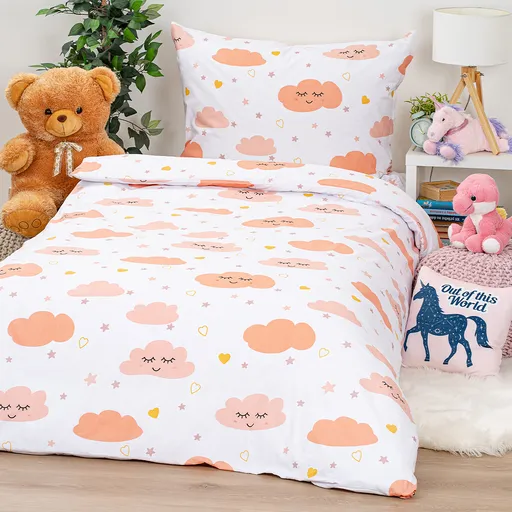 4Home Bavlněné povlečení Pink Clouds, 140 x 200 cm, 70 x 90 cm