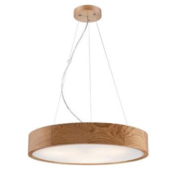 Lustr na lanku OAK 3xE27/60W/230V dub o 47 cm (110172)