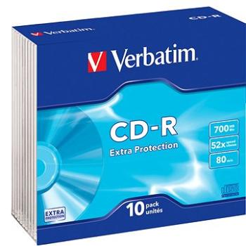 VERBATIM CD-R 700MB, 52x, slim case 10 ks (43415)