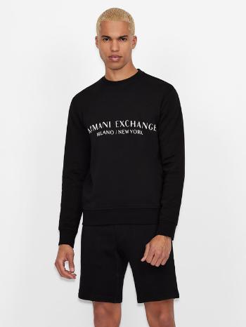 Armani Exchange Mikina Černá