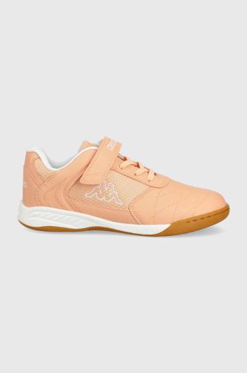 Dětské sneakers boty Kappa oranžová barva