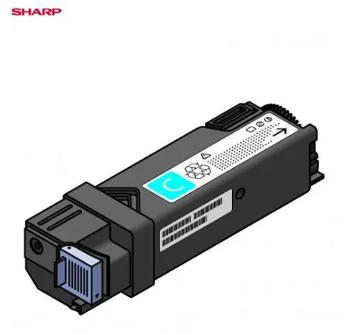 SHARP MXC50TC - originální toner, azurový, 13000 stran