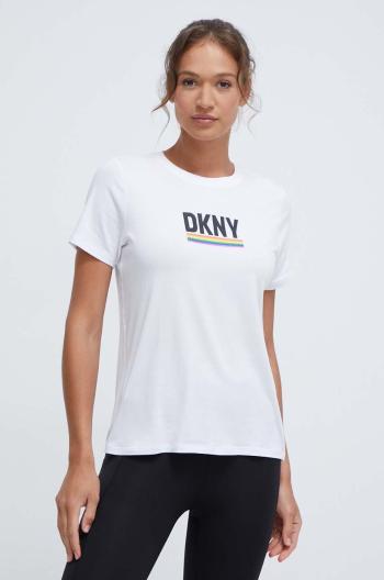 Tričko Dkny bílá barva, DP3T9659