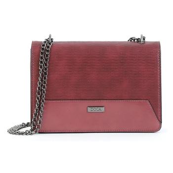 Dámská crossbody kabelka Doca 15474 - vínová