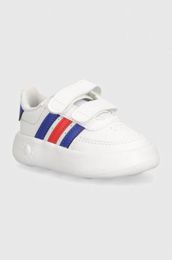 Dětské sneakers boty adidas BREAKNET 2.0 CF bílá barva, ID5278