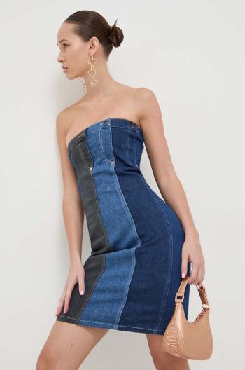 Džínové šaty Moschino Jeans mini