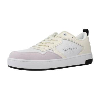 Calvin Klein Jeans  CUPSOLE LOW LTH MONO  Módne tenisky Biela