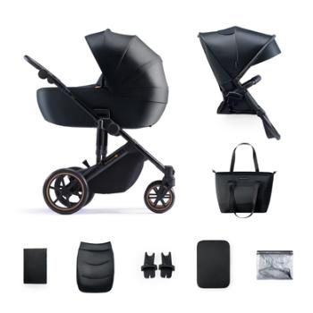 Kinderkraft kombinovaný kočárek PRIME 2 2v1 2023 Venezian Black