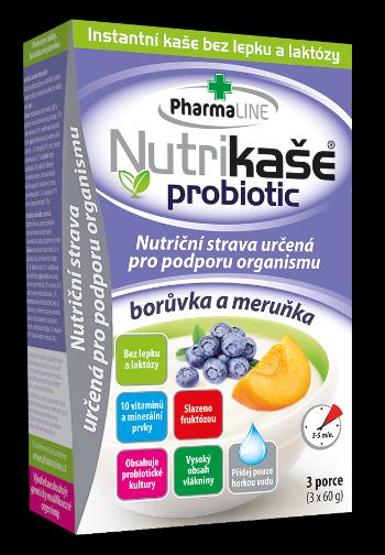 Nutrikaše probiotic meruňka a borůvka 3x60 g