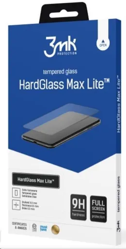 3mk tvrzené sklo HardGlass Max Lite Black pro Apple iPhone 13 / 13 Pro / 14