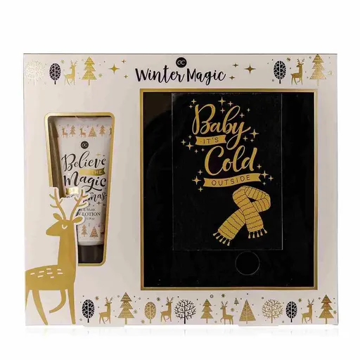 Wellness set WINTER MAGIC + pletený šál