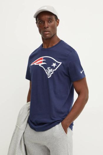 Bavlněné tričko Nike New England Patriots tmavomodrá barva, s potiskem, N199-41S-8K-CLH