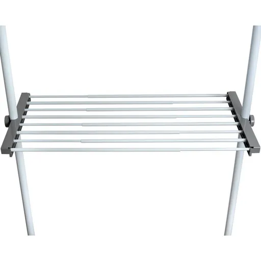 Wenko Teleskopická drátěná police Herkules, 73–120 cm, bílá