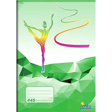 NOTES č. 445, A4, 40 listů, čtverečkovaný (445)