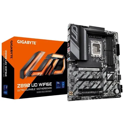 GIGABYTE MB Sc LGA1851 Z890 UD WIFI6E, Intel Z890, 4xDDR5, 1xDP, 1xUSB4, WiFi