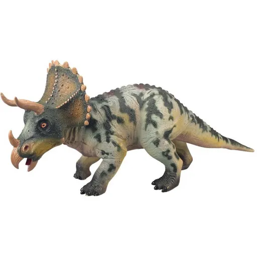 Alltoys Dinosaurus měkký Tricertops 55 cm zelený