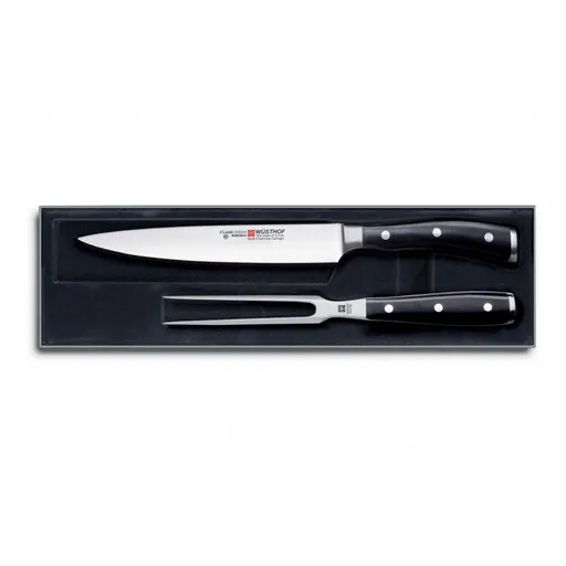 Vidlička a nůž na maso Classic Ikon WÜSTHOF