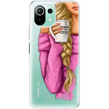 iSaprio My Coffe and Blond Girl pro Xiaomi Mi 11 Lite (coffblon-TPU3-Mi11L5G)