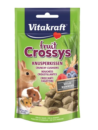 Vitakraft Fruit Crossys hlodavec –⁠⁠⁠⁠⁠⁠ lesní ovoce 50 g